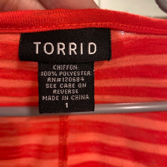 Torrid Women's Size 1X Plus 3/4 Sleeve Top - Picture 3 of 6